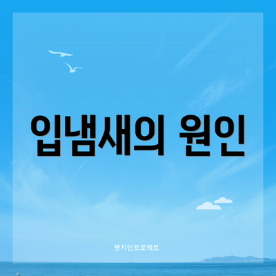 입냄새의 원인