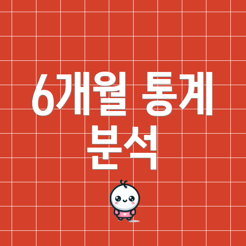 6개월 통계 분석