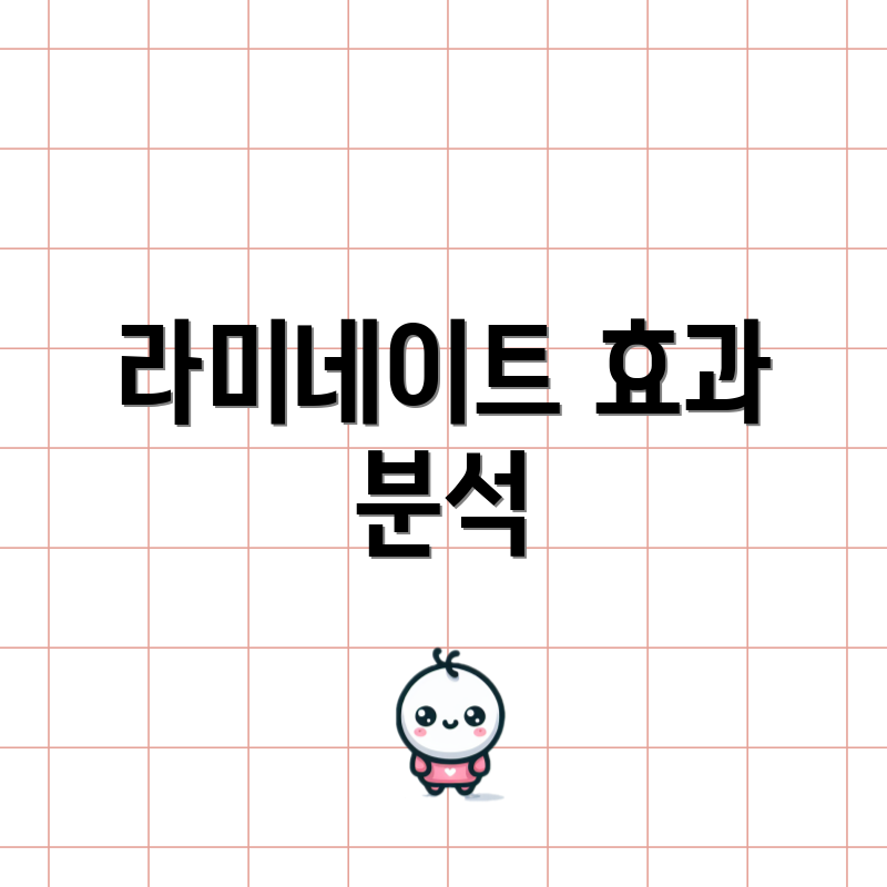 라미네이트 효과 분석