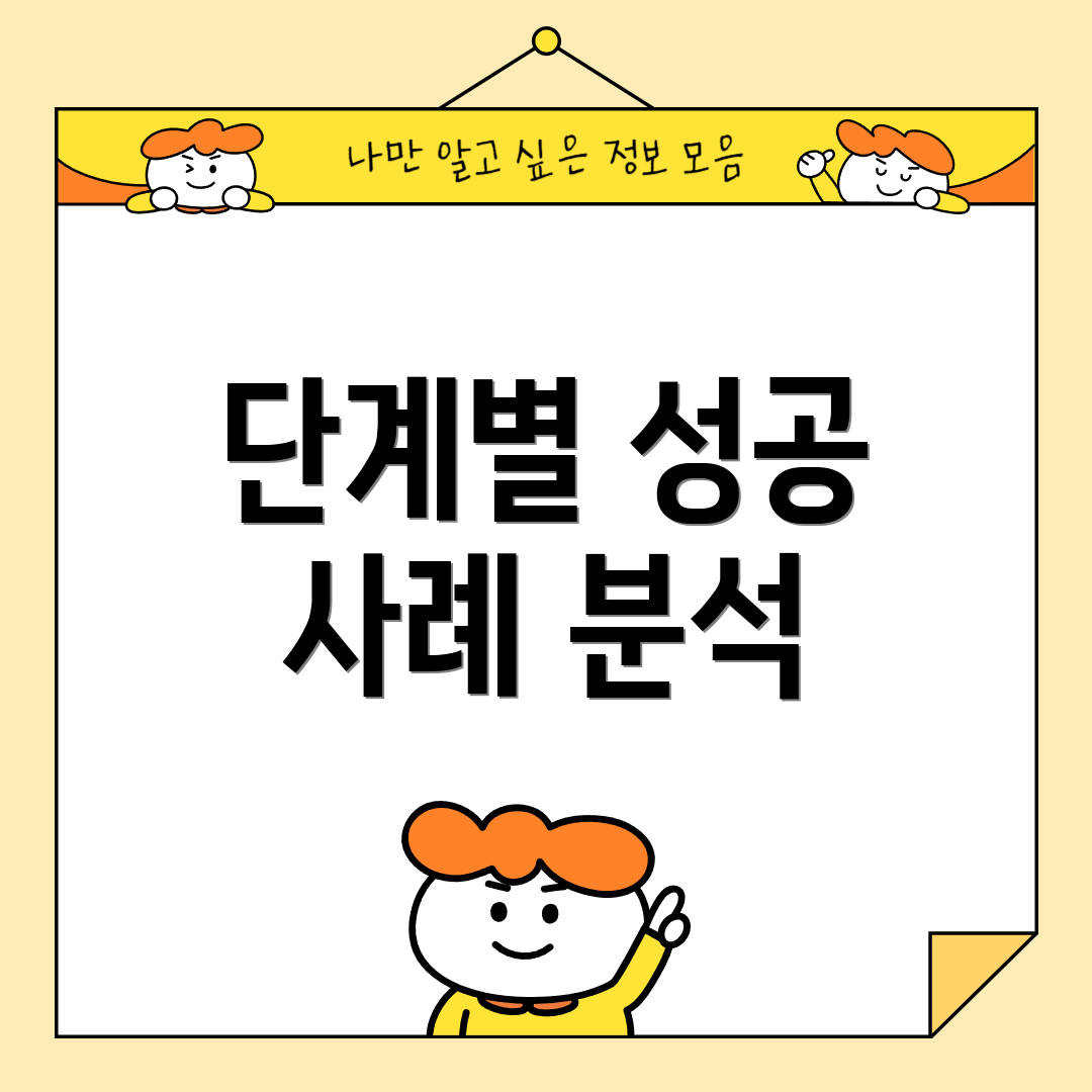 단계별 성공 사례 분석