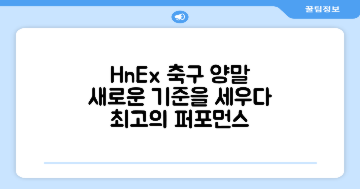HnEx, 축구 양말의 새 기준
