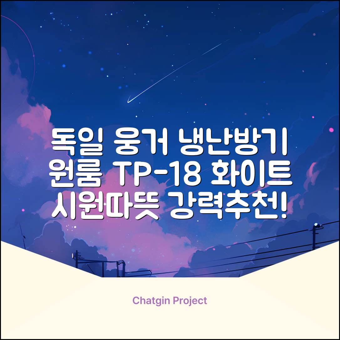 독일 RONGEO 가정용 사무실 냉난방기 냉온풍기 원룸, TP-18(냉난방가능/화이트) 추천 리뷰