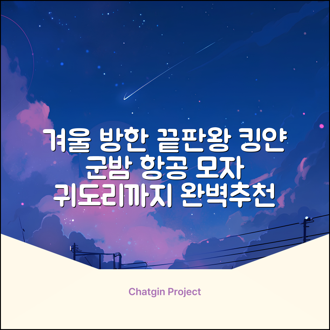 킹얀 겨울 방한모자 남여공용 군밤 항공 마스크 귀도리 모자 추천 리뷰