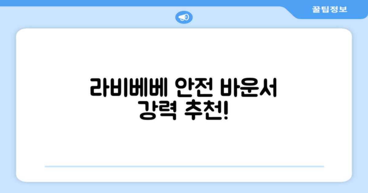 라비베베 세이프 바운서 추천 리뷰