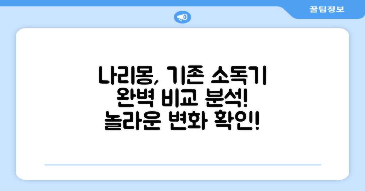 나리몽, 기존 소독기와 비교