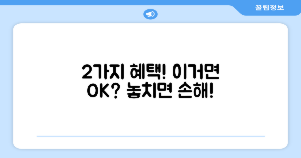 2개 구성, 혜택은?