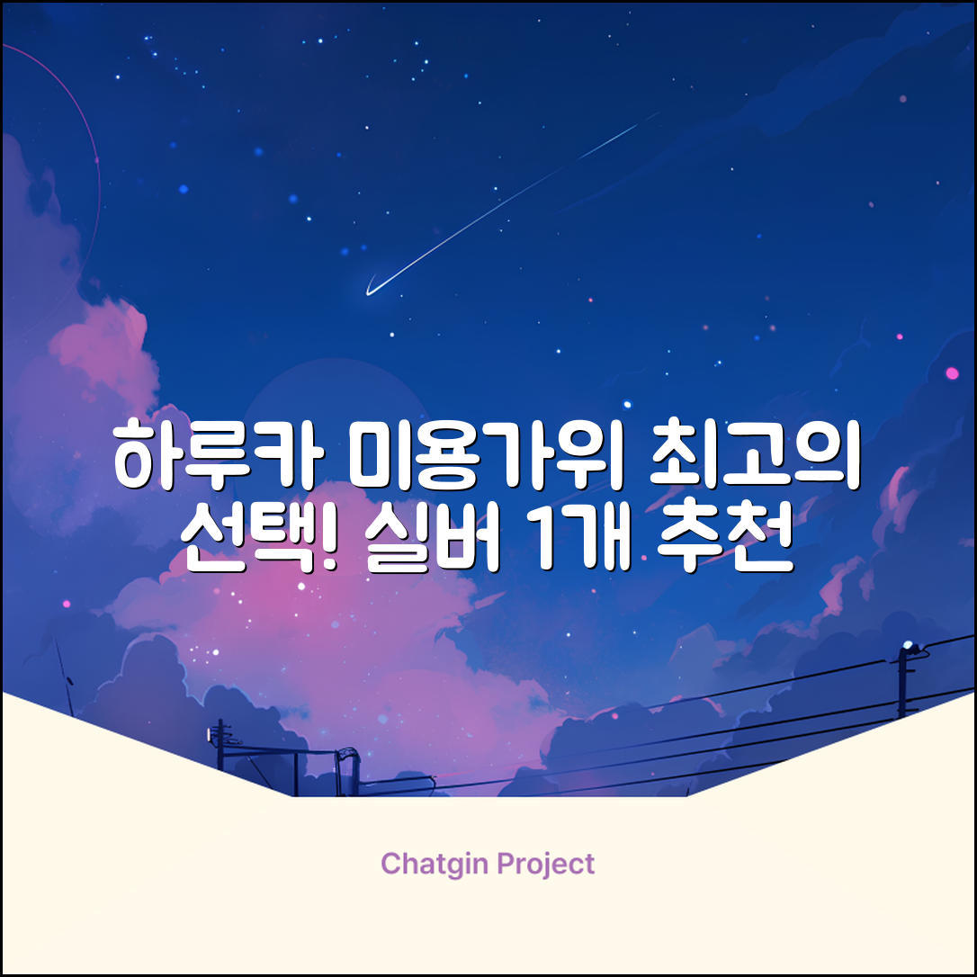 하루카 미용가위 세트, 실버, 1개 추천 리뷰