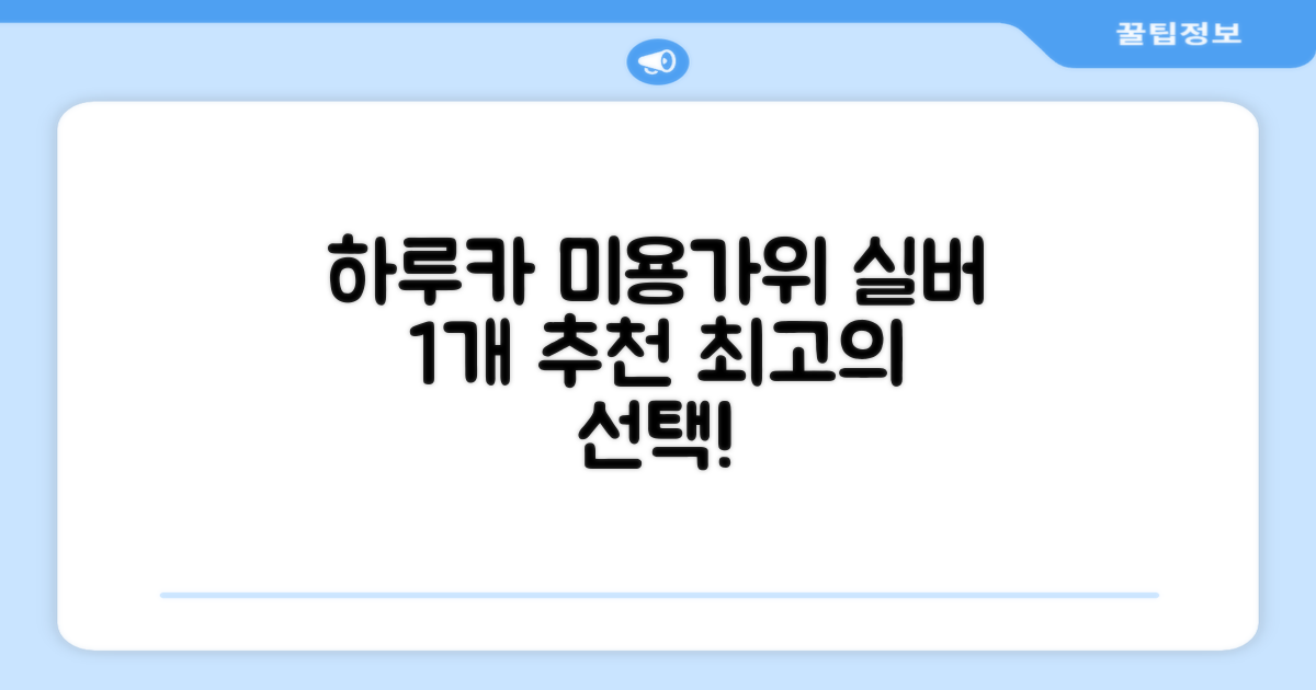 하루카 미용가위 세트, 실버, 1개 추천 리뷰