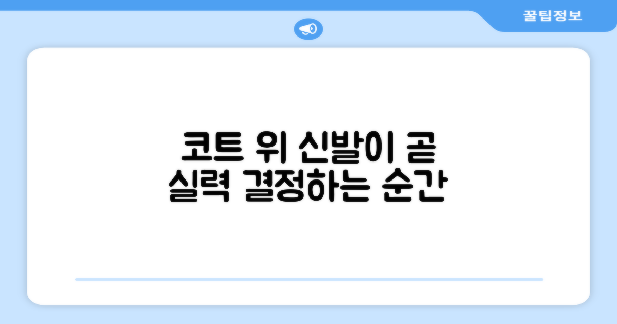 코트 위, 신발 선택이 왜 중요할까?