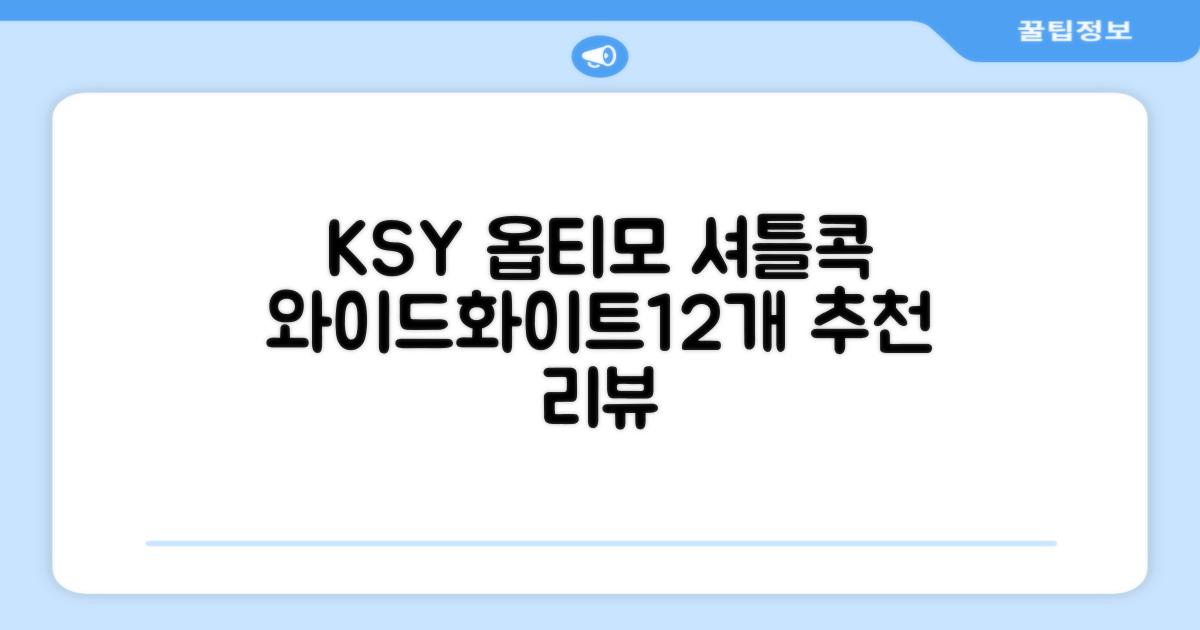 ksy 옵티모 와이드 배드민턴 셔틀콕, 화이트, 12개입, 1개 추천 리뷰