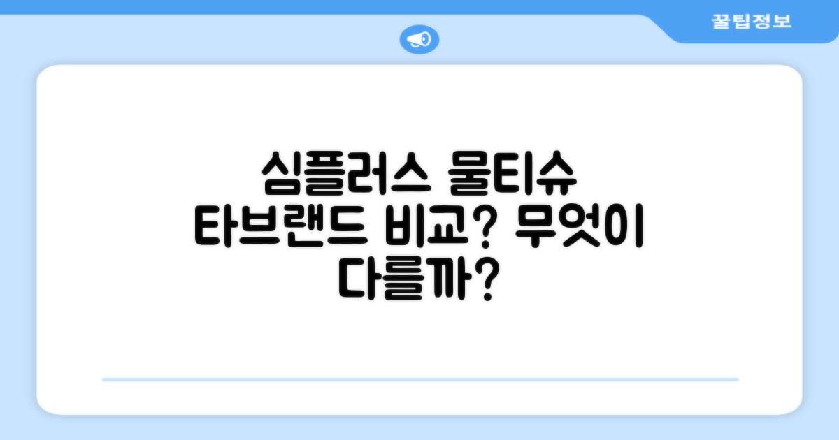 심플러스, 다른 물티슈와 무엇이 다를까?
