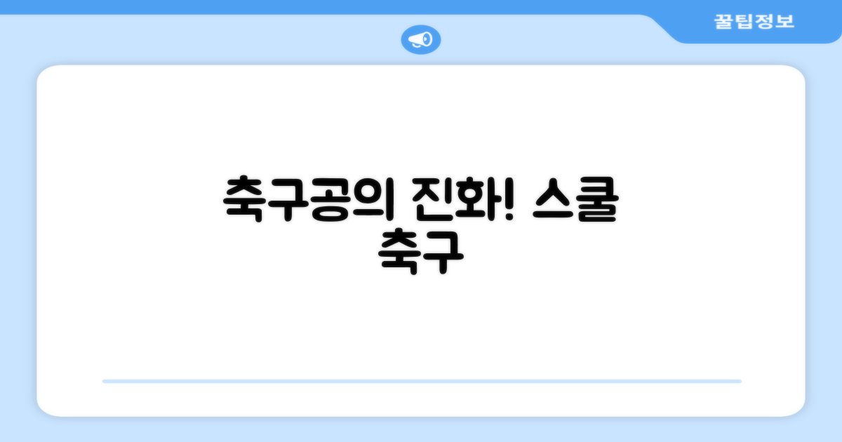 학교 축구, 스쿨 축구공의 진화